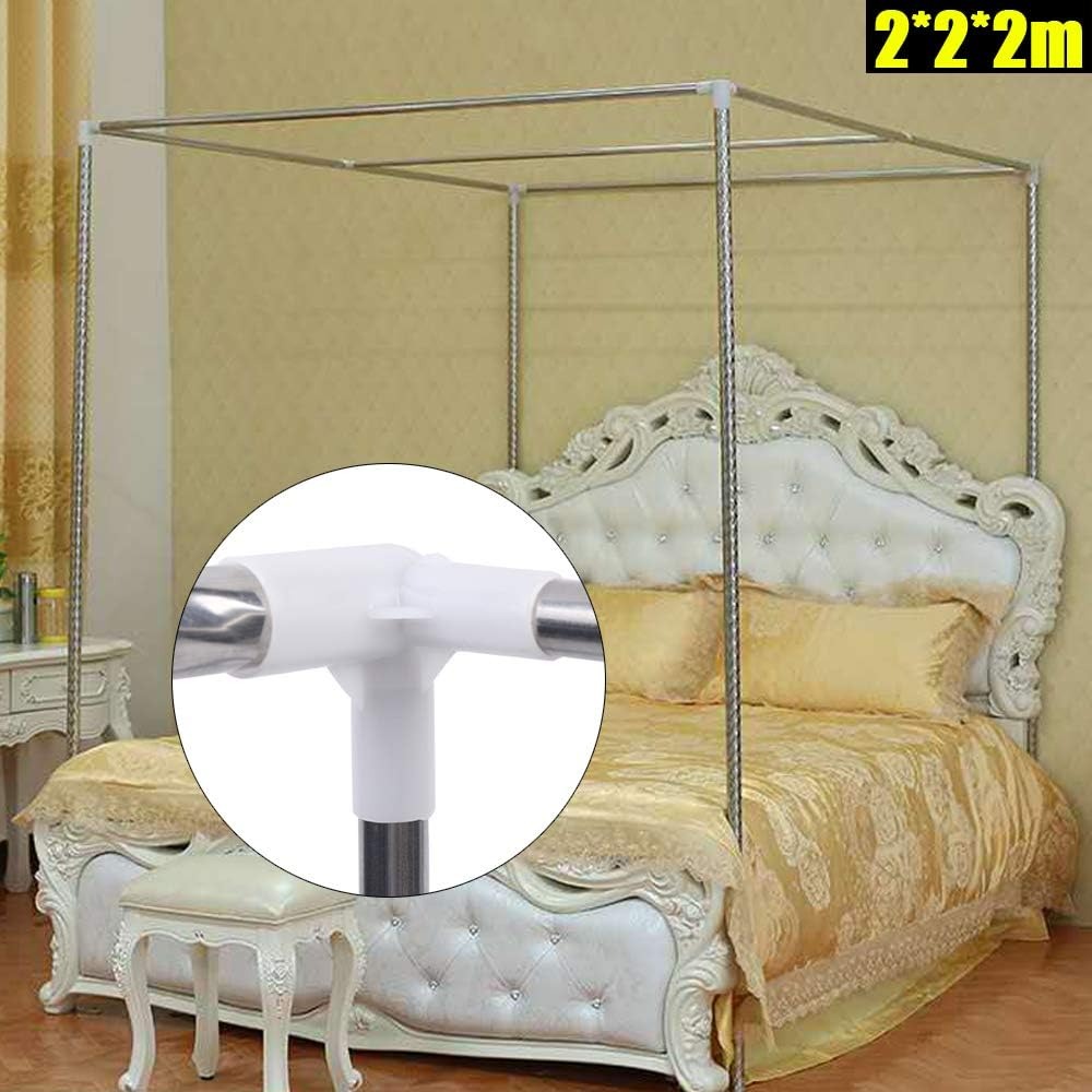Stalowa nierdzewna rama łóżka  – Canopy Bed Frame Metal Queen recenzja i cena