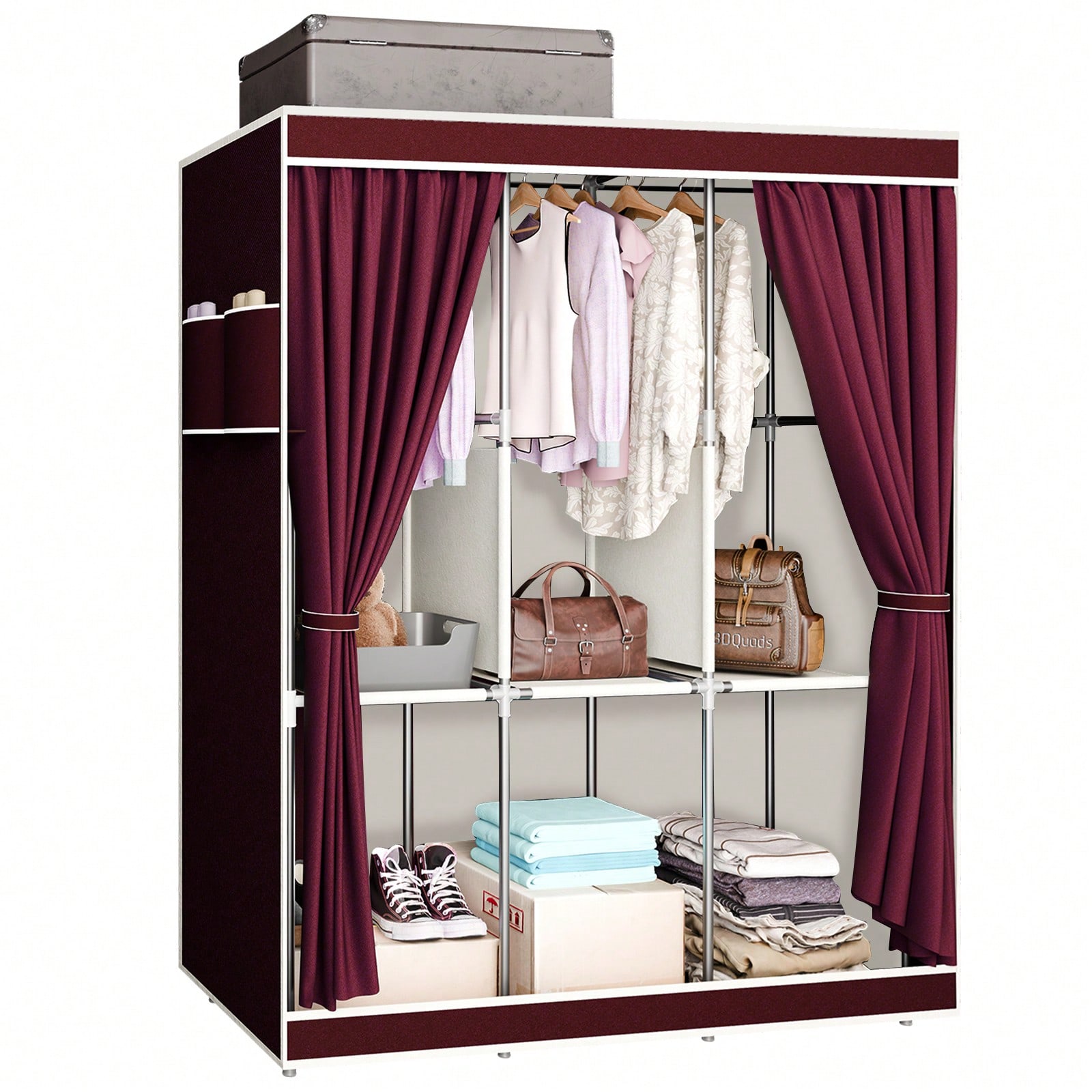 Przenośna szafa na ubrania 65  – Wardrobe Closet Portable Fabric Cover recenzja i cena