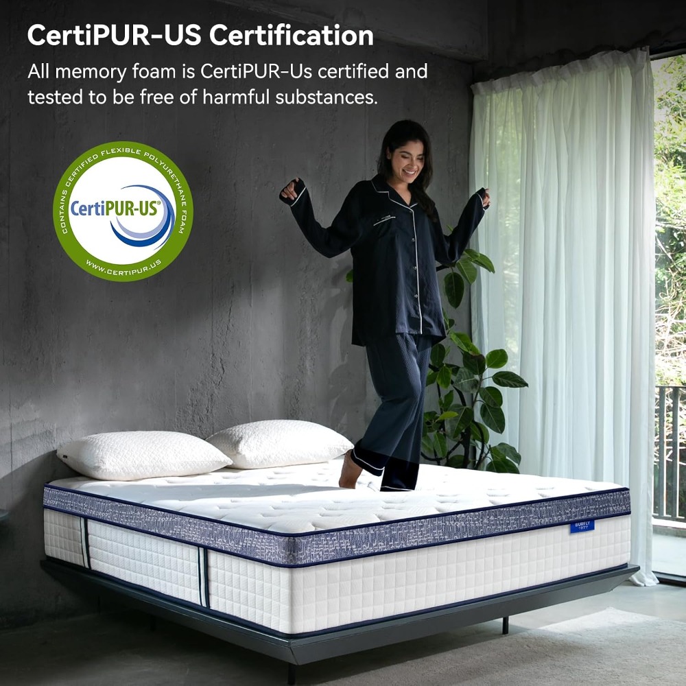 Materac Queen, 12-calowy hybry – Memory Foam Mattress In A Box Queen recenzja i cena