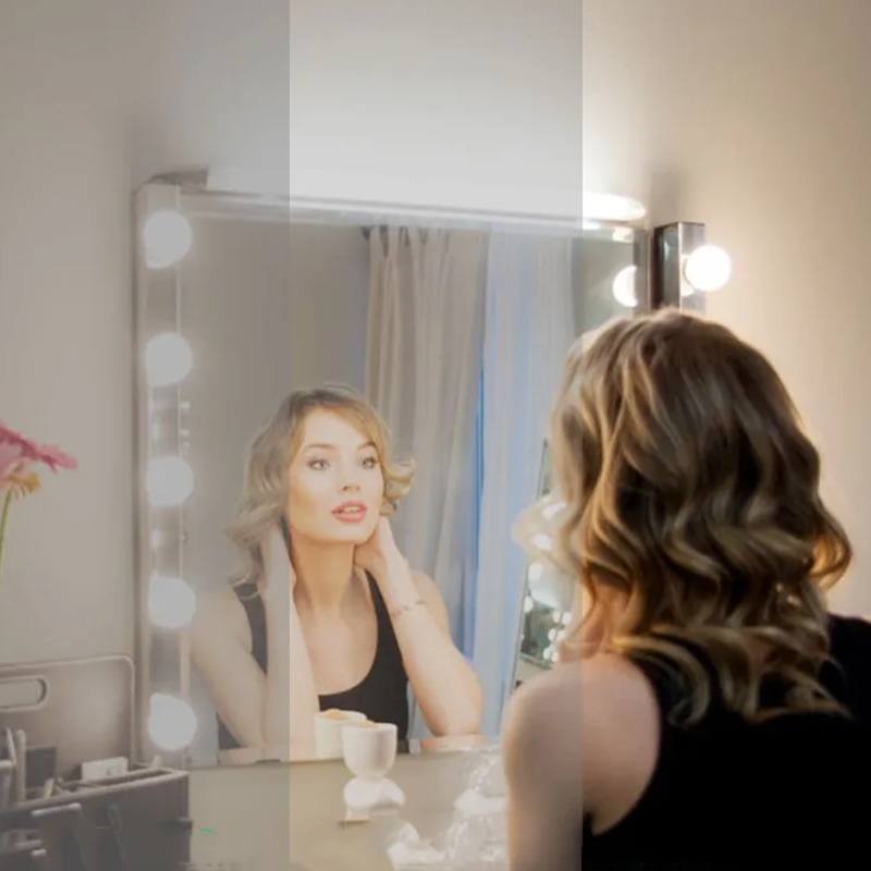 Lustro LED do makijażu z oświe – Dressing Table Vanity With Lighted Mirror recenzja i cena