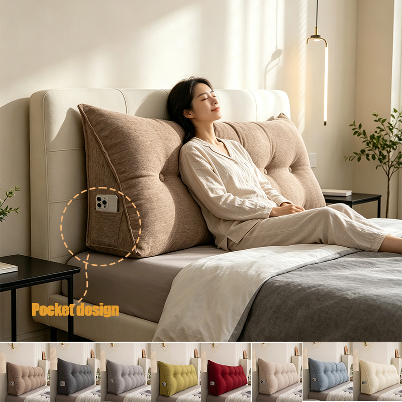 Duża poduszka zagłówka, oparci – Headboard Cushion Backrest Tatami recenzja i cena
