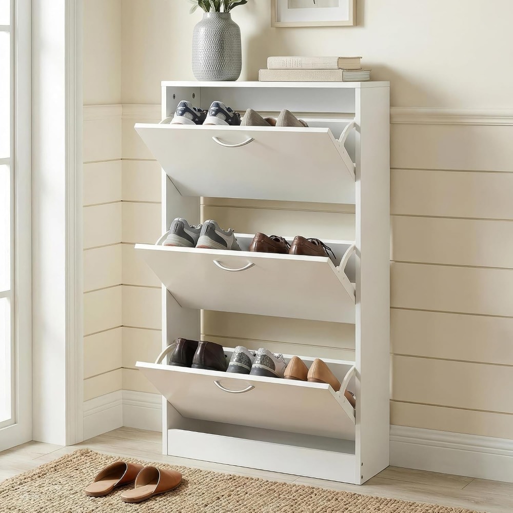 Wąska szafka na buty do przedp – Shoe Rack Cabinet Narrow Entryway recenzja i cena