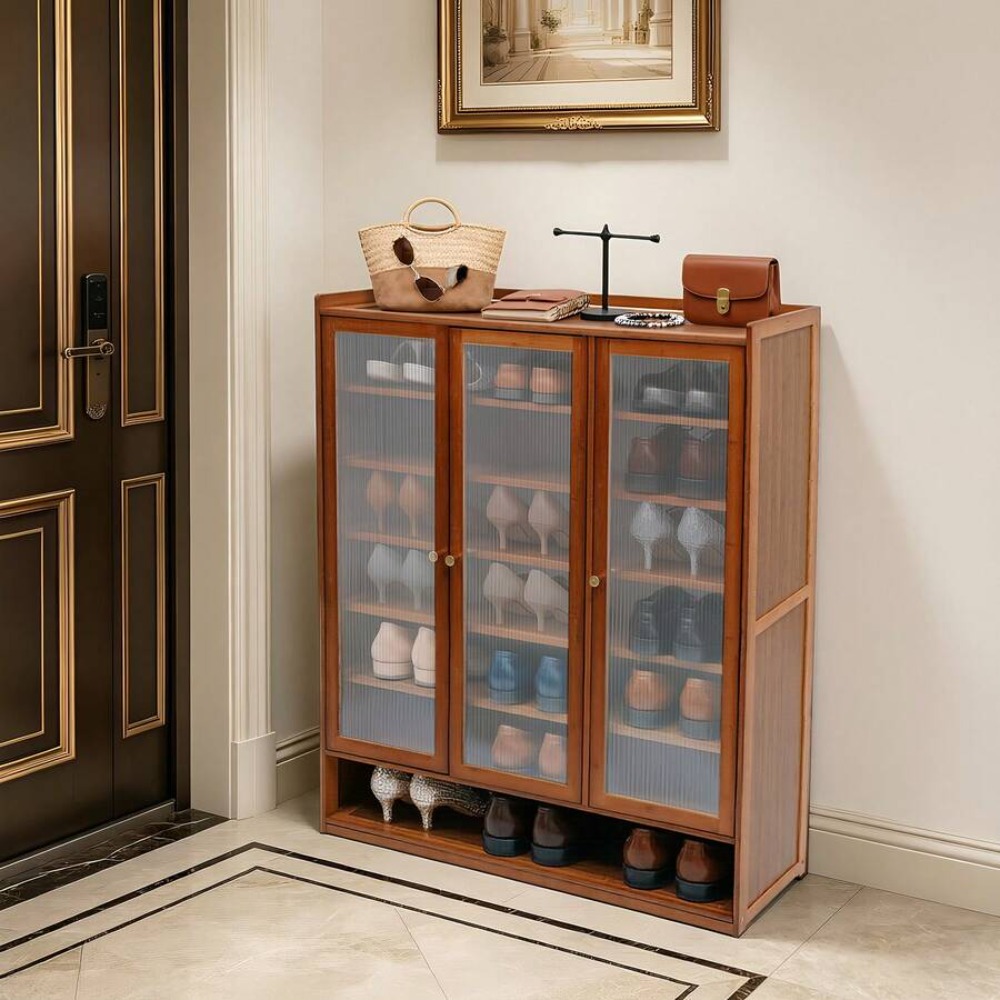 Szafka na buty 8-poziomowa, 3- – Shoe Rack Cabinet Narrow Entryway recenzja i cena