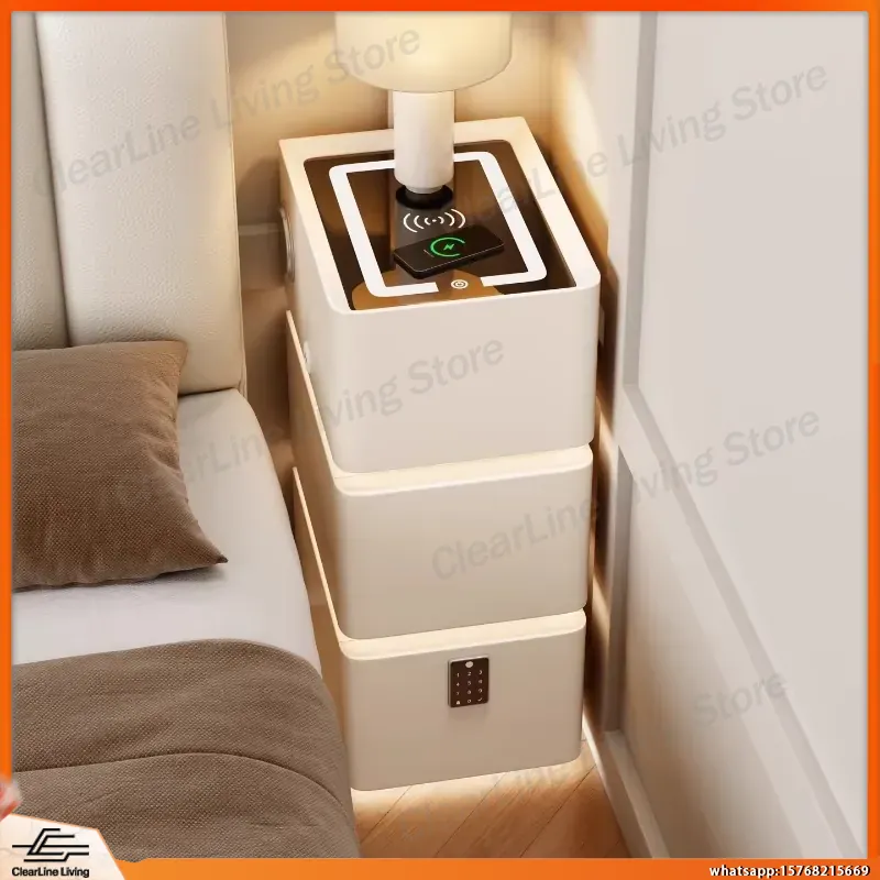 Ultra Wąska Pływająca Szafka N – Floating Nightstand With Led Light recenzja i cena