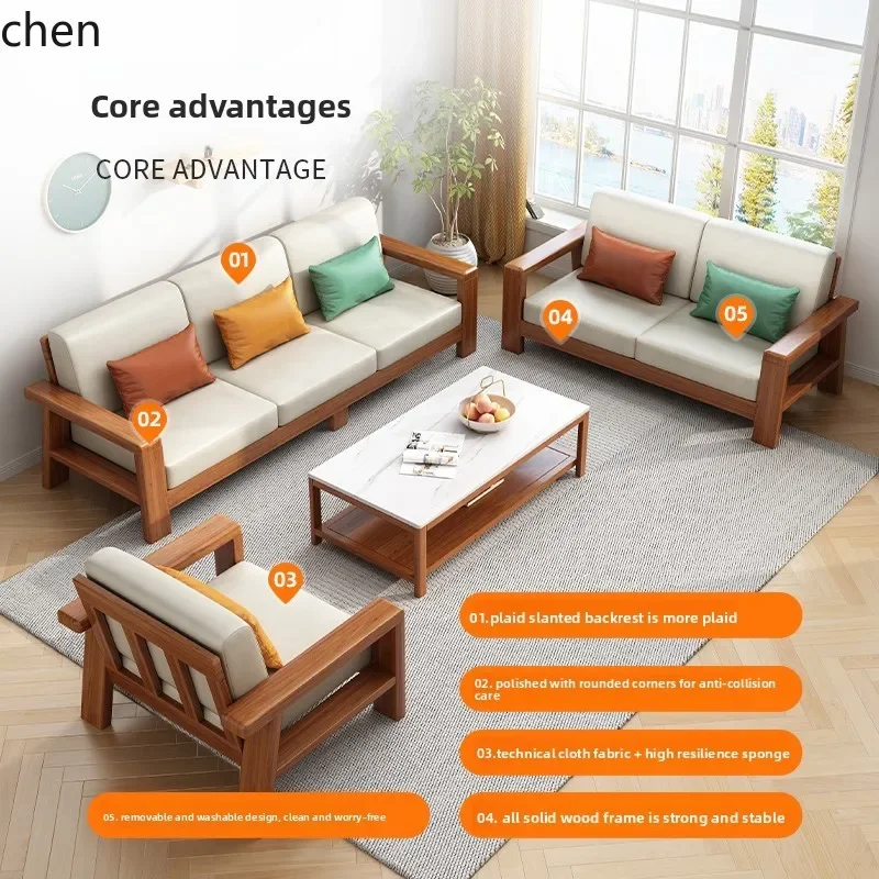 Sofa TQH7.2 z litego drewna, t – Sofas recenzja i cena
