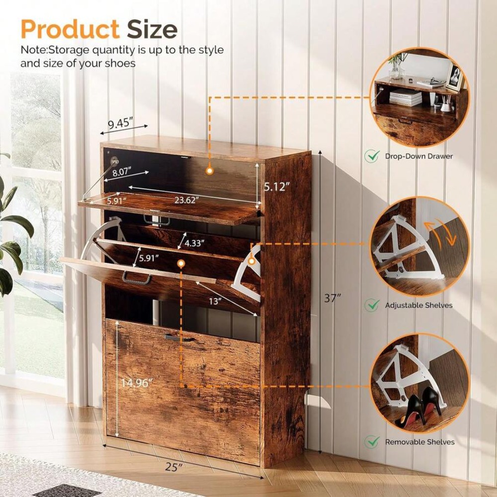 Wąska szafka na buty do przedp – Shoe Rack Cabinet Narrow Entryway recenzja i cena