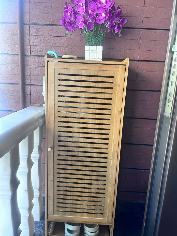 Wąski, mały regał na buty z dr – Shoe Rack Cabinet Narrow Entryway recenzja i cena