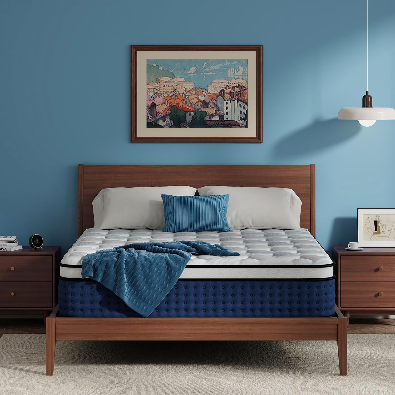 Materac, hybrydowy materac Que – Memory Foam Mattress In A Box Queen recenzja i cena